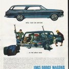 1963 Dodge Wagons Ad "take on anyone"