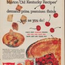 1960 Morton Pie Ad "Old Kentucky Recipes"