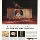 1964 Admiral TV Ad "Color Stereophonic Theatre"