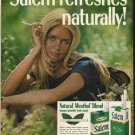 1972 Salem Cigarettes Ad "Salem refreshes naturally"