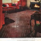 1965 Kentile Floors Ad "beautiful brick floor"