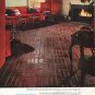 1965 Kentile Floors Ad "beautiful brick floor"