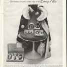 1961 Bourjois Ad "Christmas dreams"