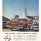 1958 Pontiac  Ad "Pleasant Parking" ~ (model year 1958)