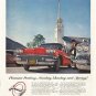 1958 Pontiac  Ad "Pleasant Parking" ~ (model year 1958)