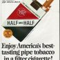 1965 Half and Half Cigarettes Ad "America's best-tasting"