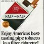 1965 Half and Half Cigarettes Ad "America's best-tasting"