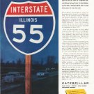 1958 Caterpillar Ad "World's Best Highways"