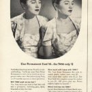 1948 Toni Home Permanent Ad "Which Twin"