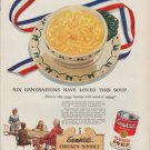 1951 Campbell's Soup Ad "Six Generations"