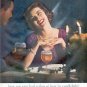 1961 United States Brewers Association Ad "beer by candlelight"