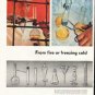 1958 Kimble Glass Company Ad "fire or freezing cold"