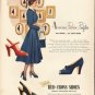 1948 Red Cross Shoes Ad "American Fashion Profiles"