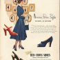 1948 Red Cross Shoes Ad "American Fashion Profiles"