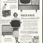 1958 Sylvania TV Ad "Like two sets"