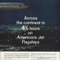 1958 American Airlines Ad "Across the continent"