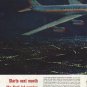 1958 American Airlines Ad "Across the continent"