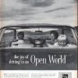 1961 Libbey Owens Ford Glass Ad "Open World"