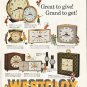 1961 Westclox Ad "Great to give"