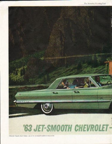 1963 Chevrolet Impala Ad "Keeps Going Great" ~ (model year 1963)