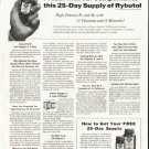 1956 Rybutol Ad "25-Day Supply"