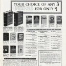 1965 Book-Of-The-Month Club Ad "Your choice of any 3"