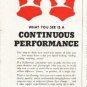 1958 Shuron Optical Ad "Continuous Performance"