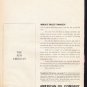 1961 American Oil Company Ad "World's Tallest Traveler!"