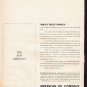 1961 American Oil Company Ad "World's Tallest Traveler!"