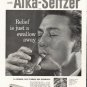 1958 Alka-Seltzer Ad "swallow away"