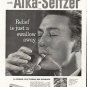 1958 Alka-Seltzer Ad "swallow away"
