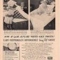 1953 Pepperell Fabrics Ad "No Wrinkles"