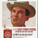 1965 Lucky Strike Cigarettes Ad "eat my hat"