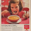 1960 Campbell's Soup Ad "Good Things Begin To Happen"
