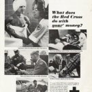 1965 Red Cross Ad "What does the Red Cross do"