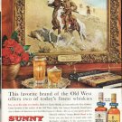 1961 Sunny Brook Whiskey Ad "Old West"