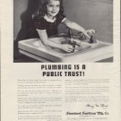 1938 Standard Sanitary Mfg. Co. Ad "Trust"