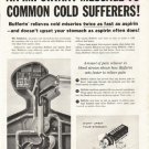 1956 Bufferin Ad "An important message"