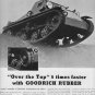 1937 Goodrich Rubber Ad "Over The Top"