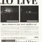 1958 General Motors Ad "Aim to Live"