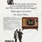 1965 Philco Television Ad "told your barber"