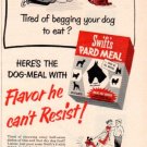 1953 Swift's Dog Food Ad "Pard Meal"