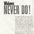 1961 General American Life Insurance Ad "Wives sometimes object"