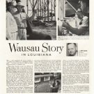 1958 Employers Mutuals of Wausau Ad "Wausau Story in Louisiana"
