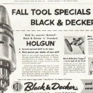 1956 Black & Decker Ad "Fall Tool Specials"