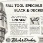 1956 Black & Decker Ad "Fall Tool Specials"