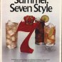 1980 Seagram's 7 Crown Ad "Summer"
