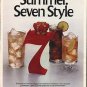 1980 Seagram's 7 Crown Ad "Summer"