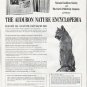 1965 The Audubon Nature Encyclopedia Ad "get the first volume free"