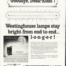 1958 Westinghouse Ad "Dead Ends"